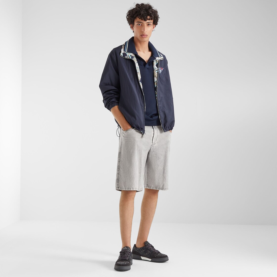 Reversible Windbreaker Jacket