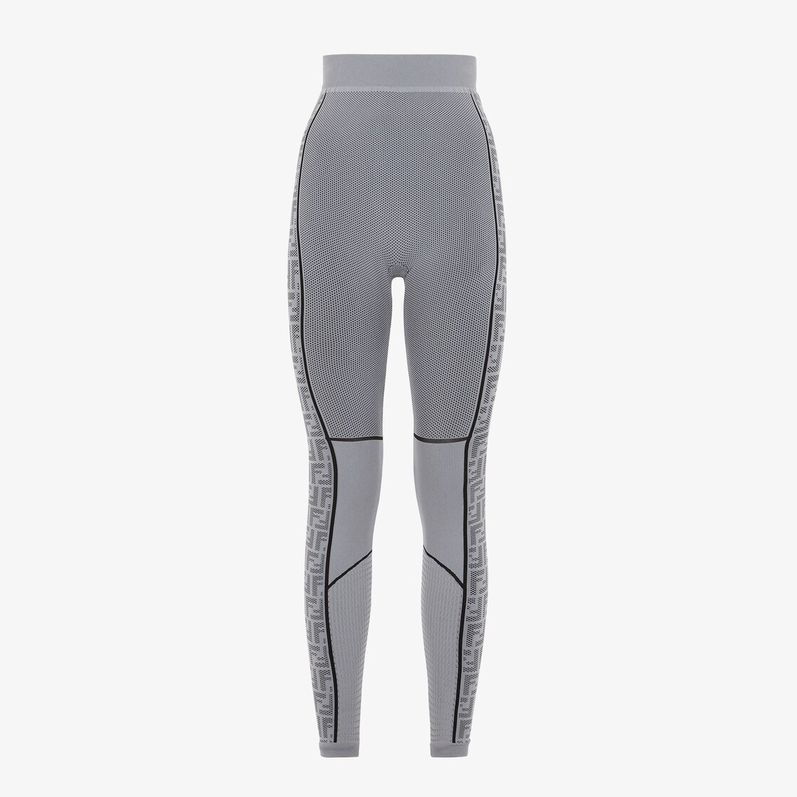 FENDI Leggings in gray/ black