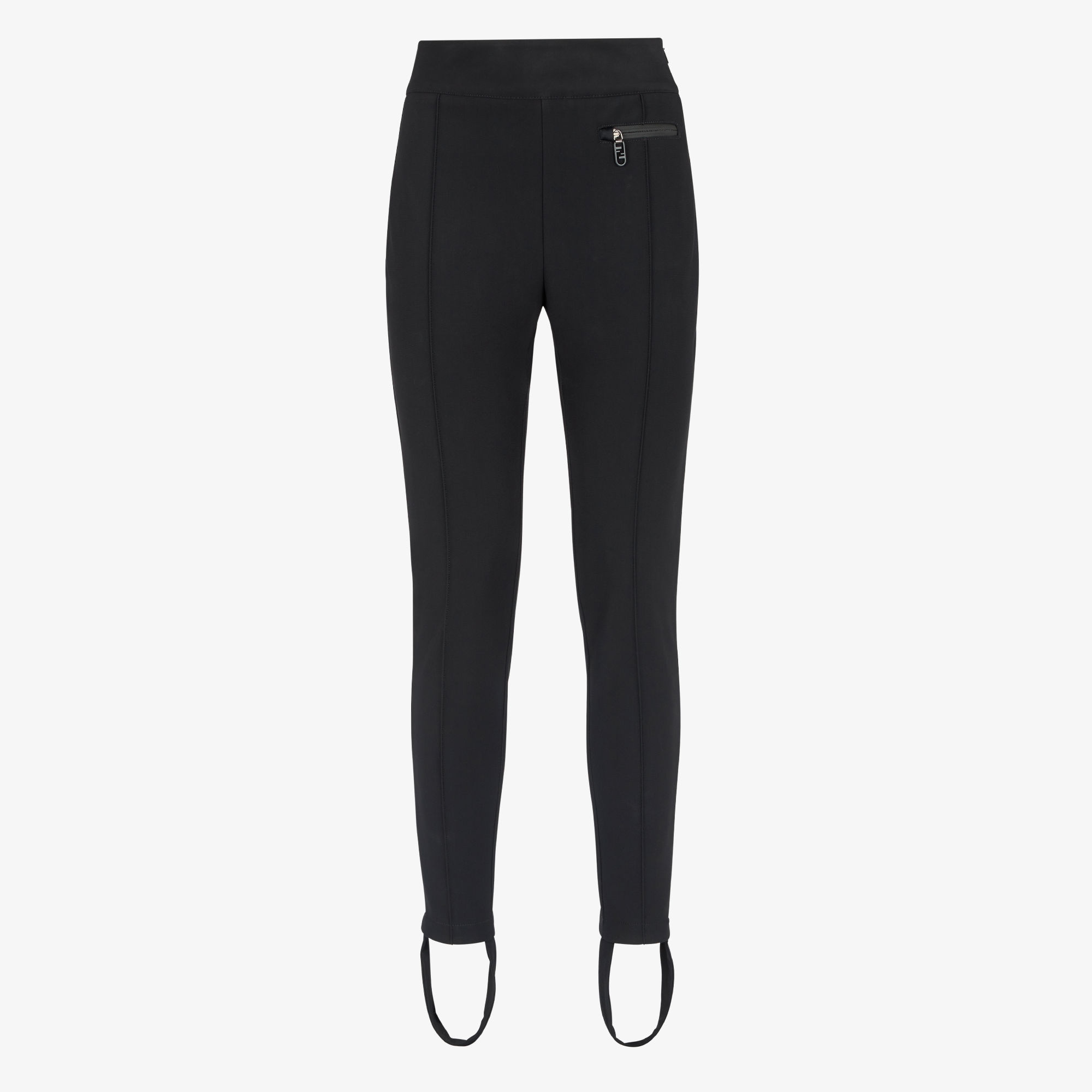 fendi black logo tights