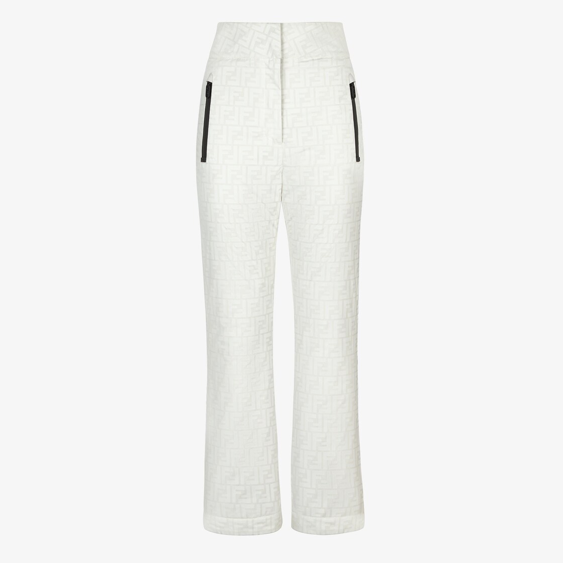 Pantalone Da Sci Pantalone in nylon bianco Fendi