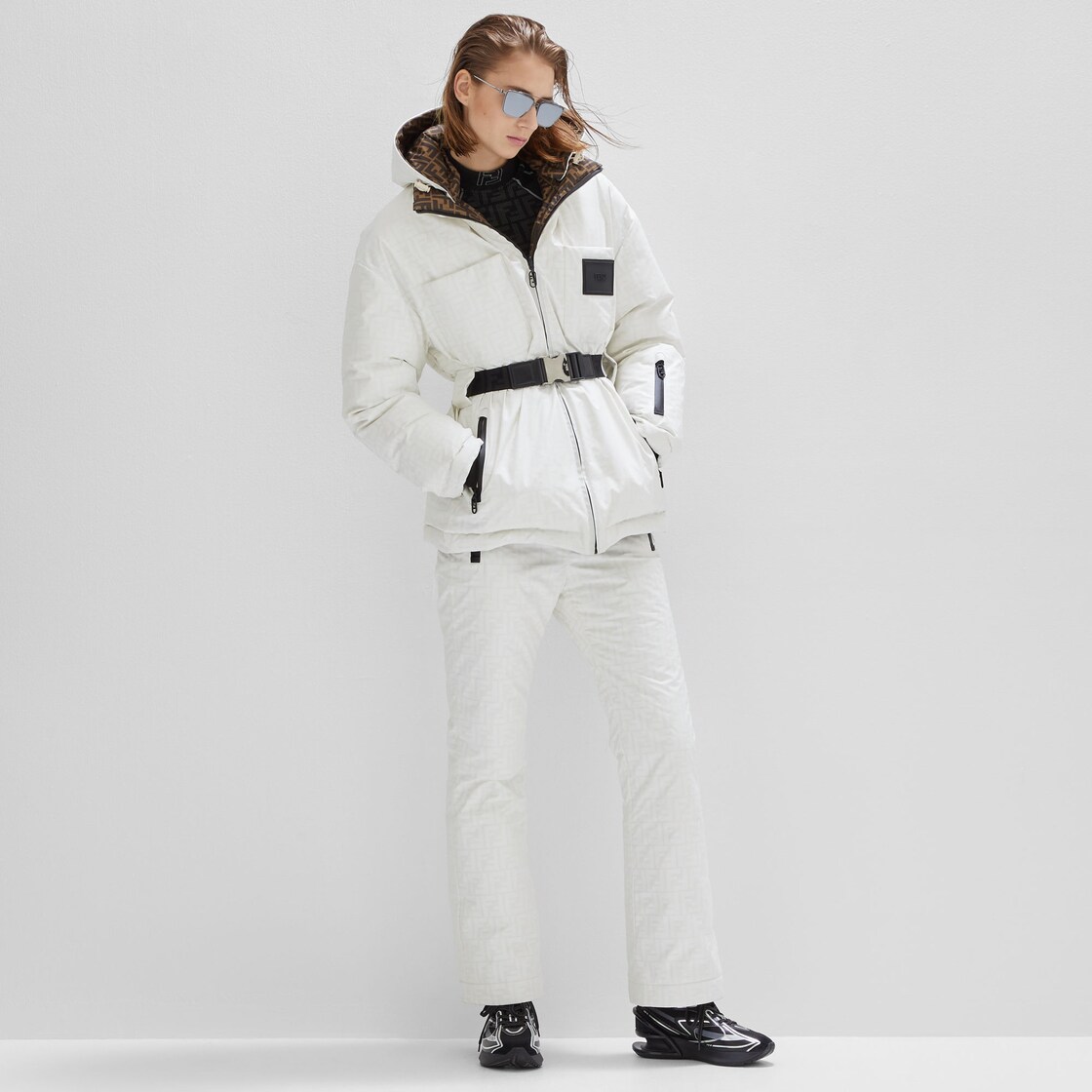 Ski Trousers Technical fabric White Fendi