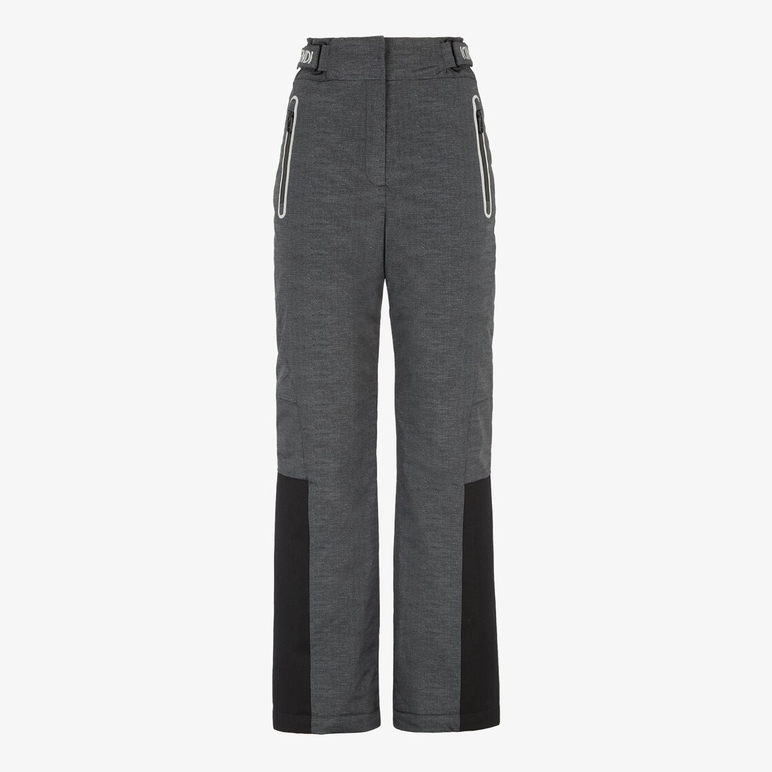 FF high-rise ski pants in grey - Fendi