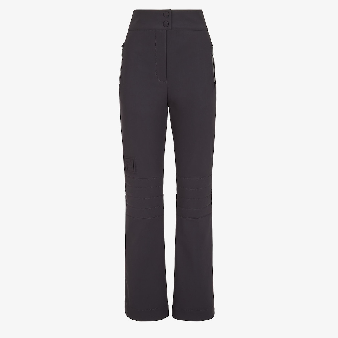 Ski TrousersBlack tech fabric trousers