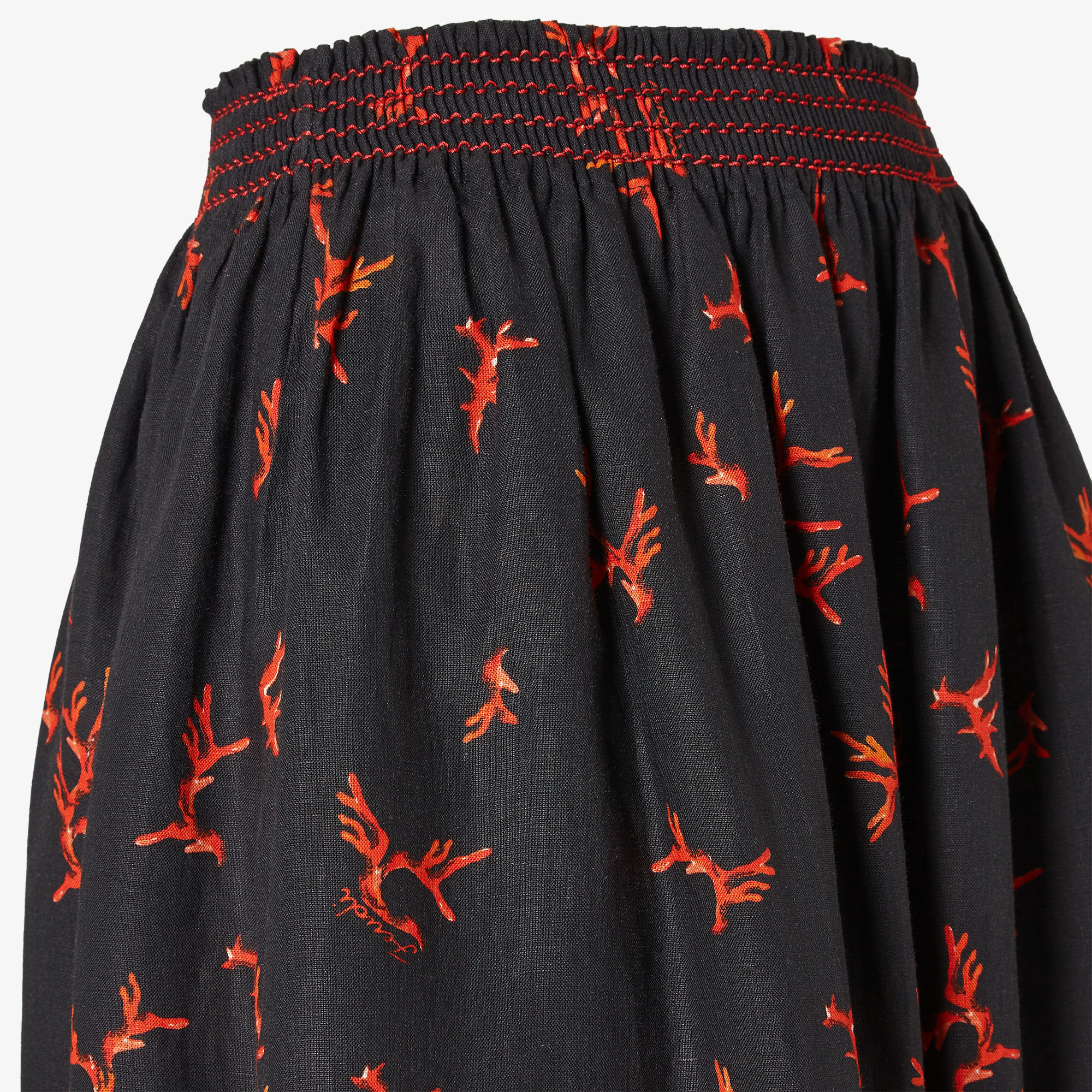 Skirt Linen Black | Fendi