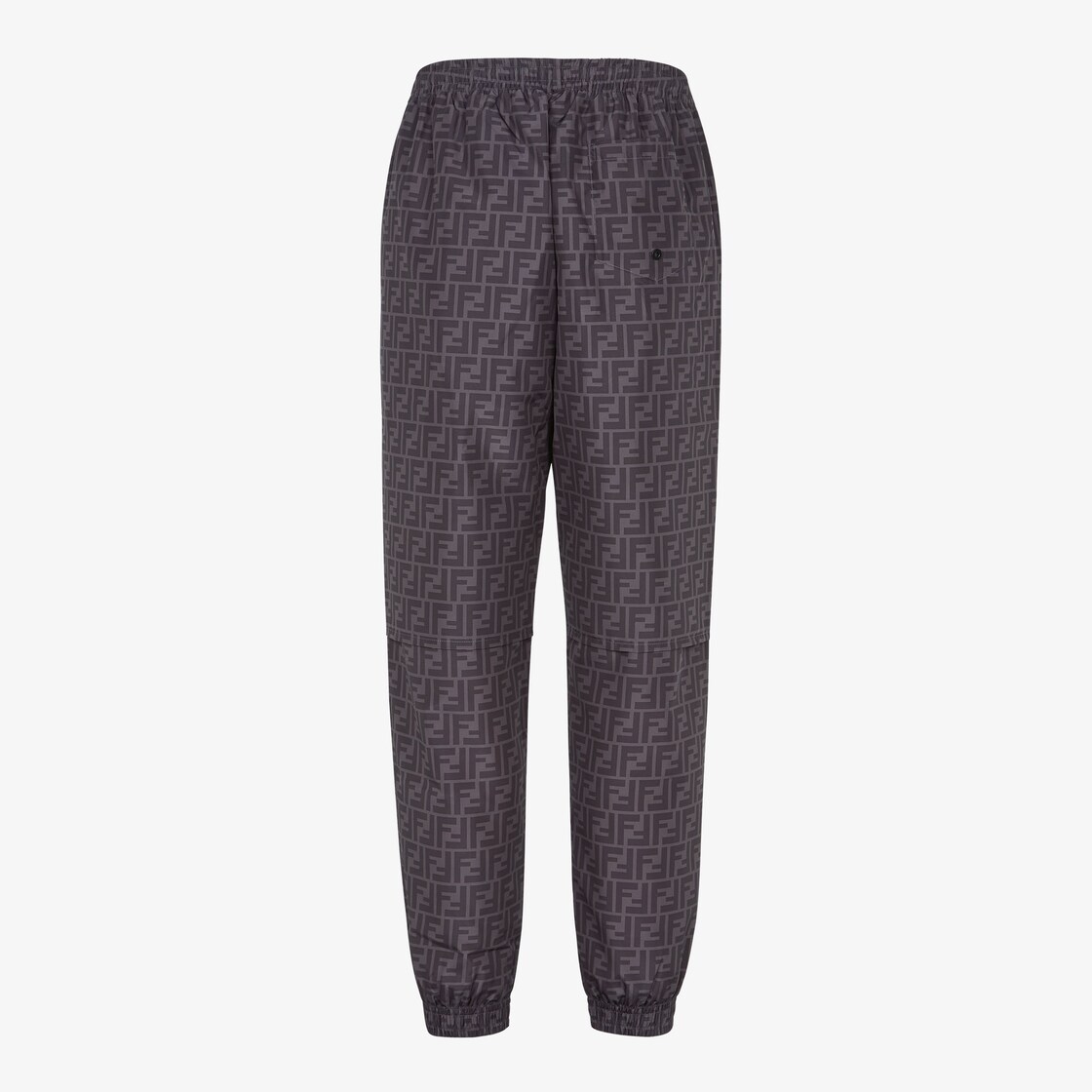 Pants - Blue jacquard denim pants, Fendi