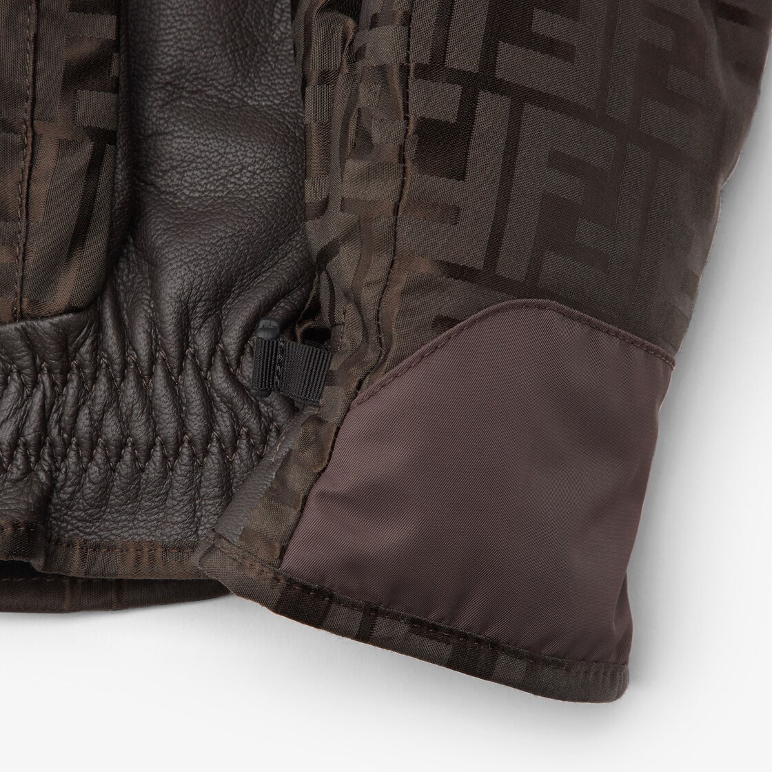 Ski Gloves Technical fabric Brown - Image 2/2