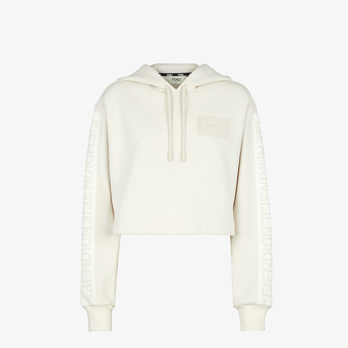 Fendi logo panel hoodie online