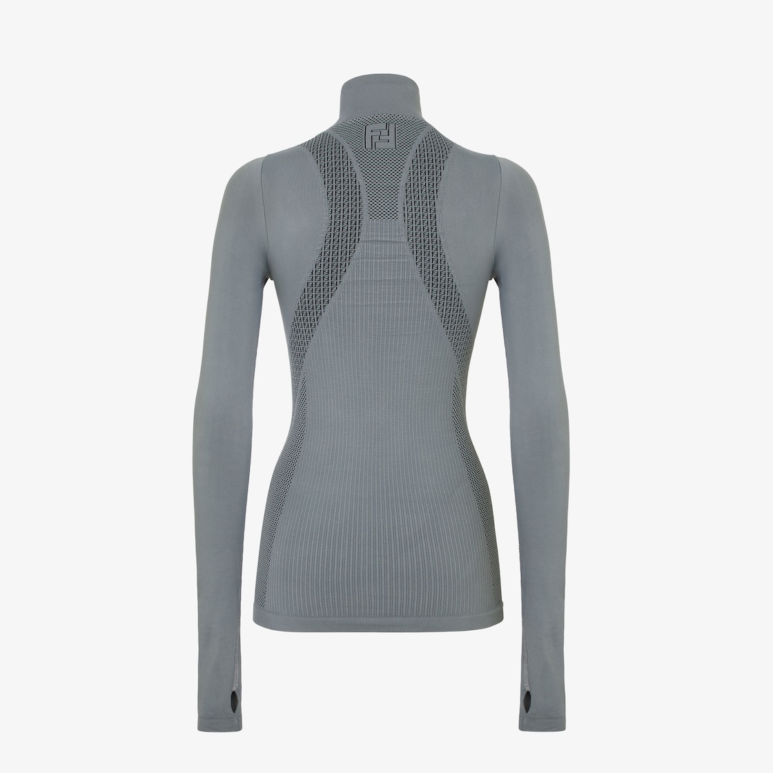 Ski jumper Grey tech fabric jumper Grey - Image 3/5