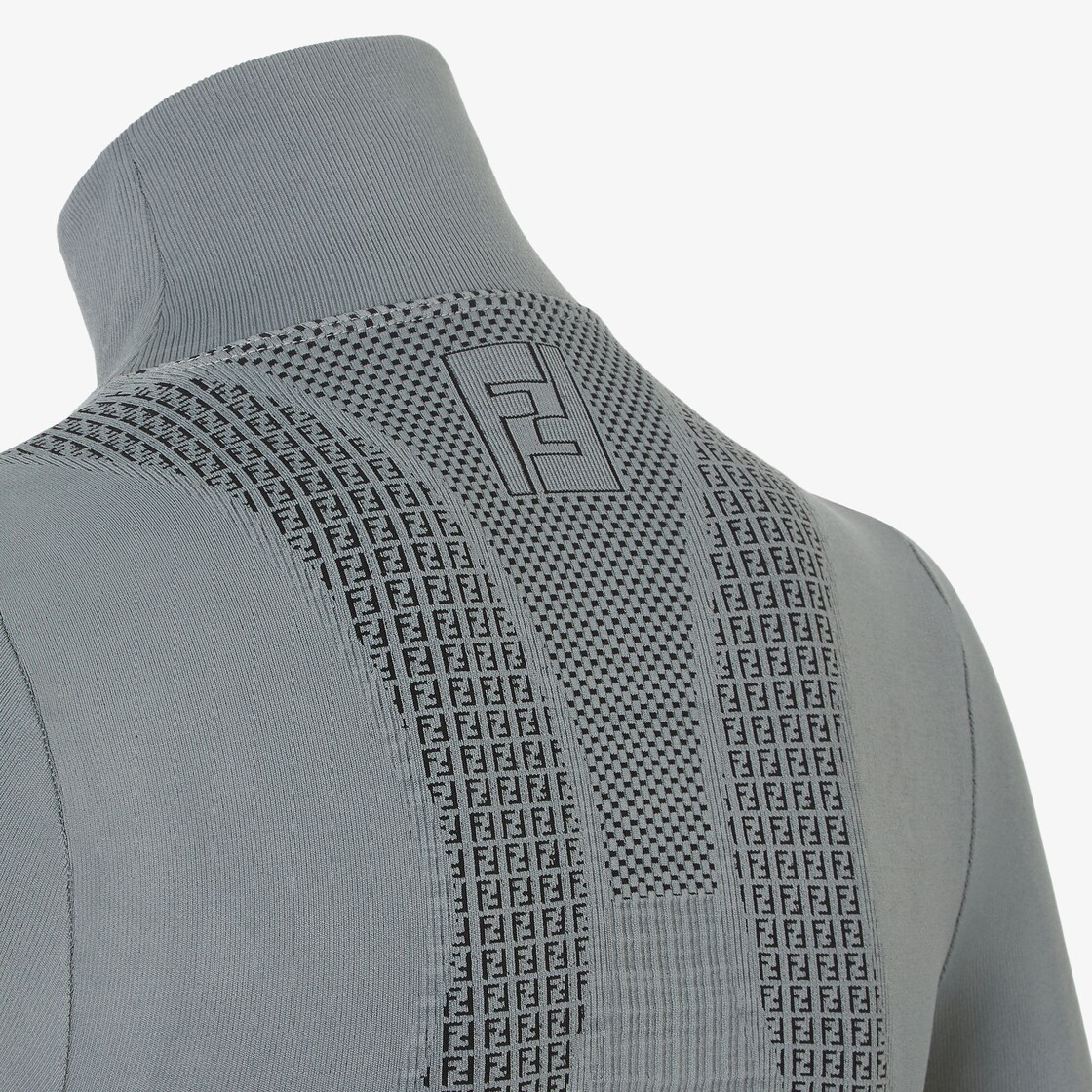 Ski jumper Grey tech fabric jumper Grey - Image 4/5