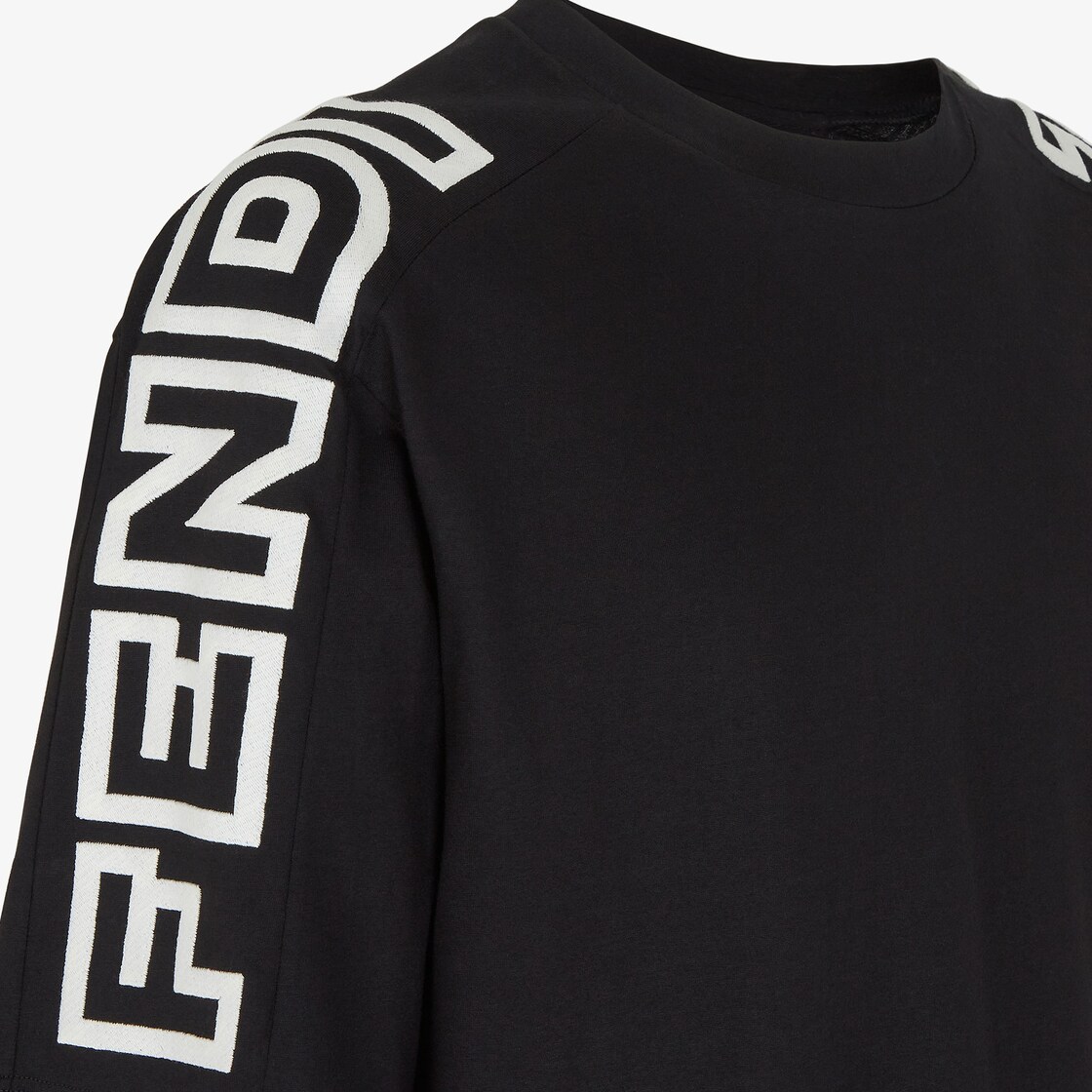 Fendi black jersey t shirt online