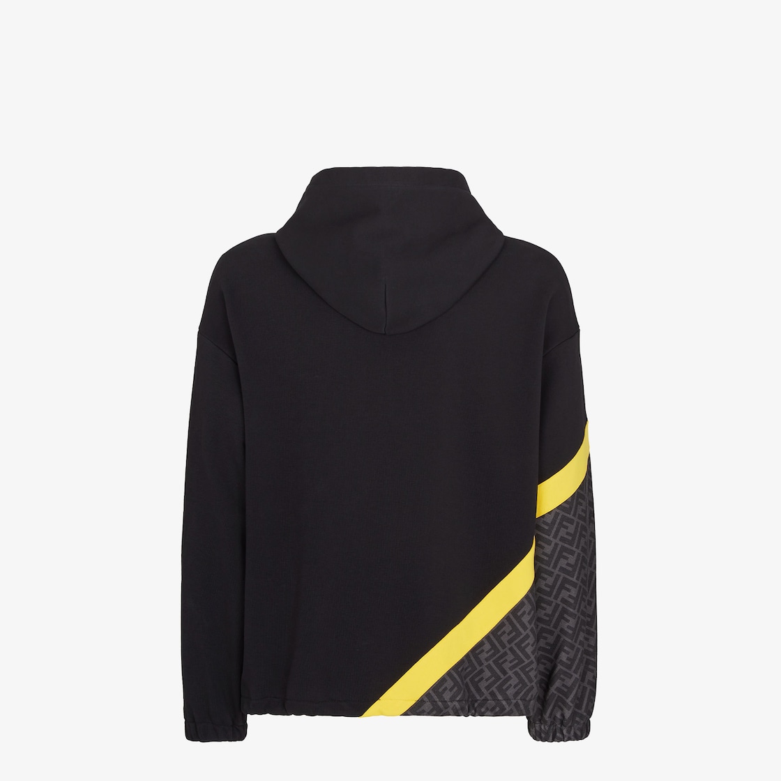 Black hoodie hotsell with yellow stripe