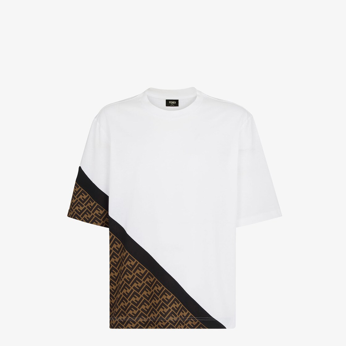 T-shirt - White jersey T-shirt | Fendi