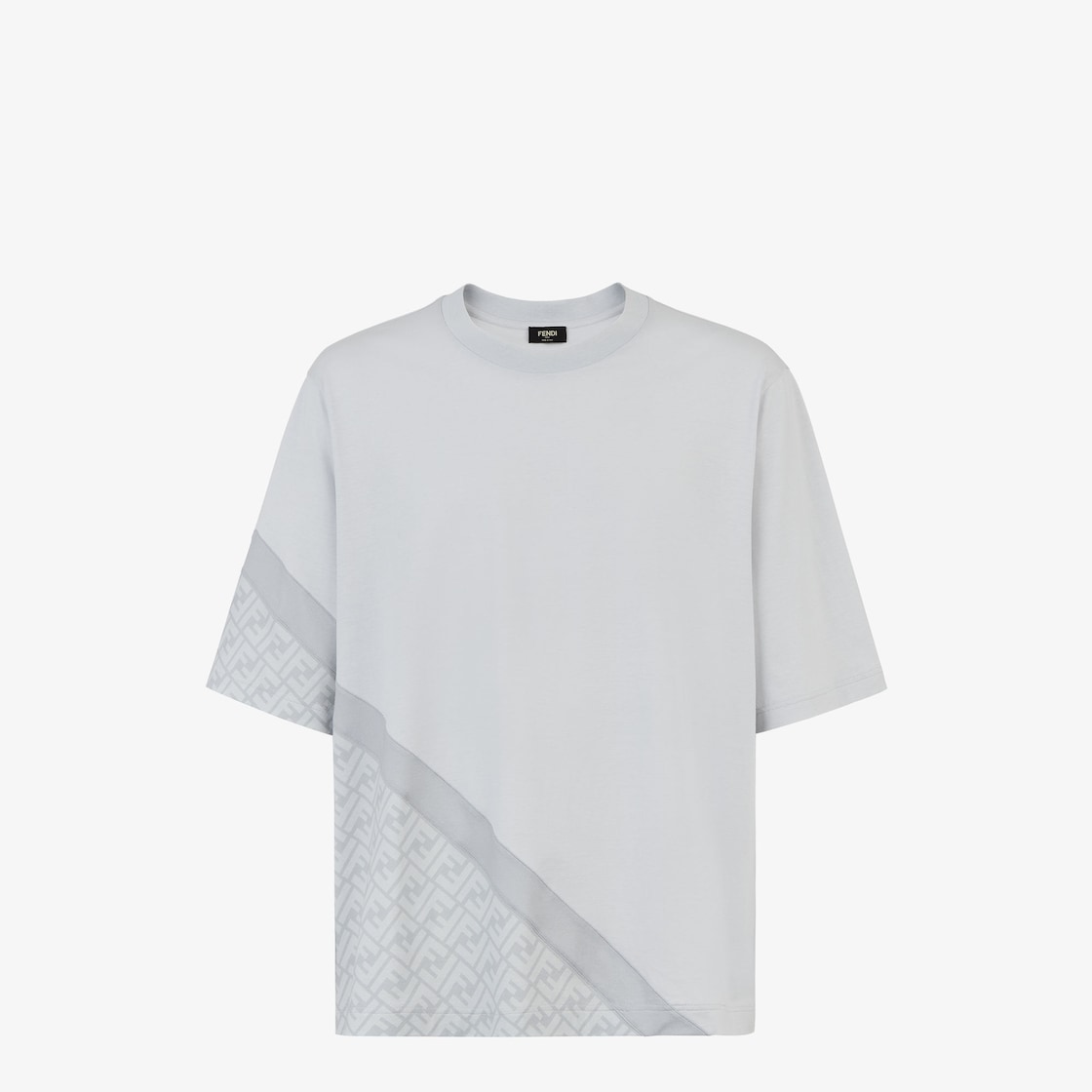 Grey fendi cheap t shirt