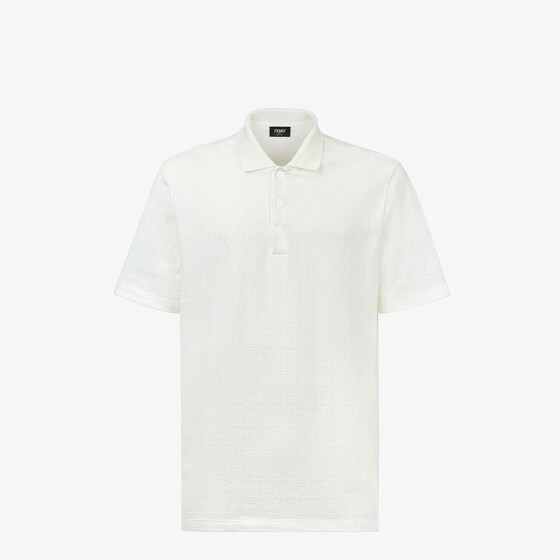 Fendi Polo Shirt In White