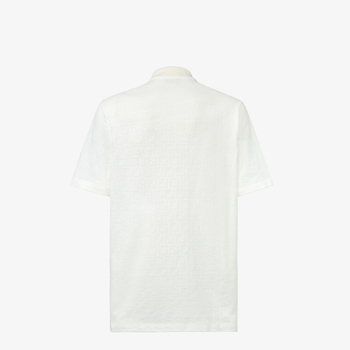 Polo shirt White FF piqué polo shirt White - Image 2/3