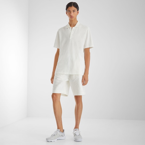 Fendi Regular-fit, short-sleeved polo shirt | Thumbnail 4