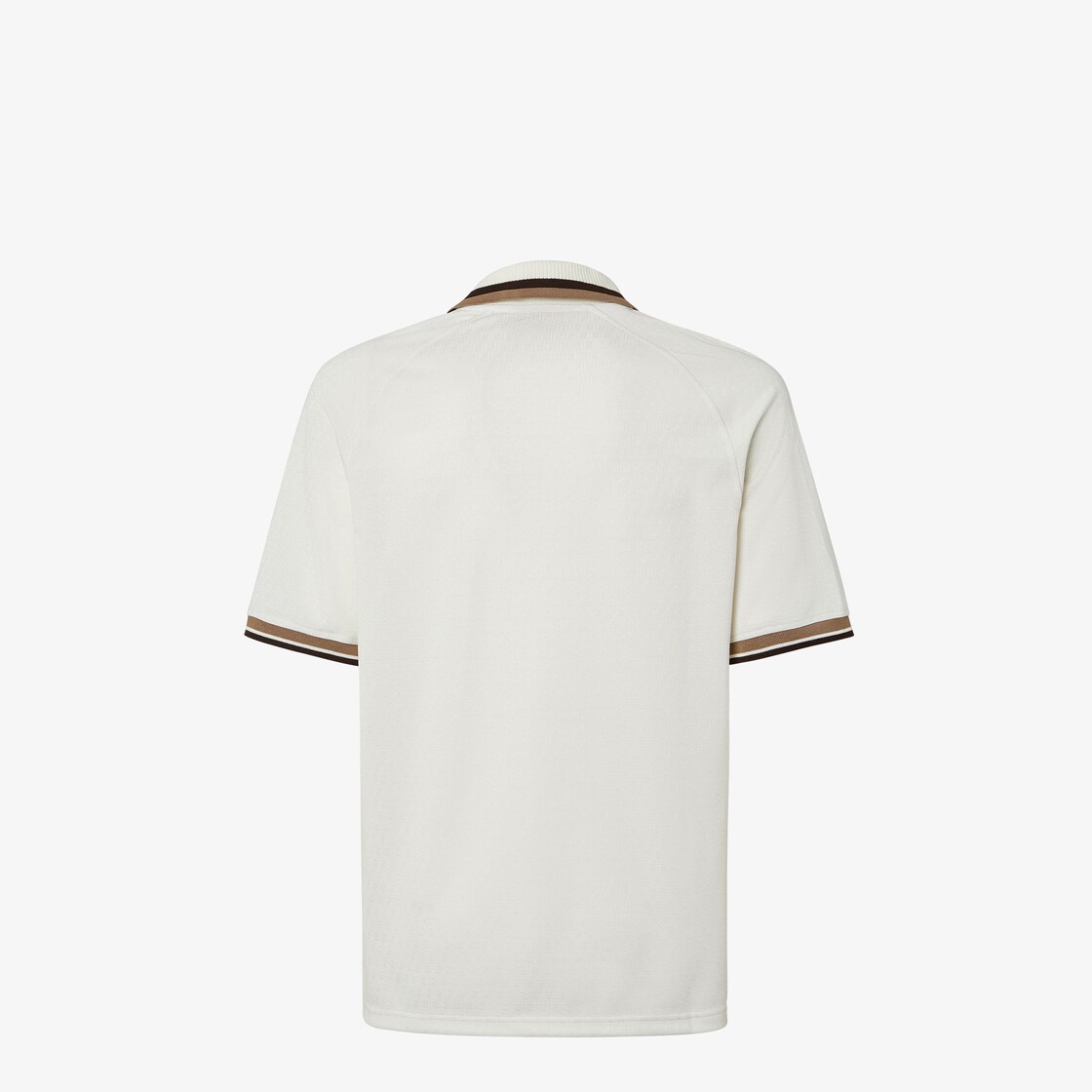 Polo shirt White FF jacquard polo shirt White - Image 2/4