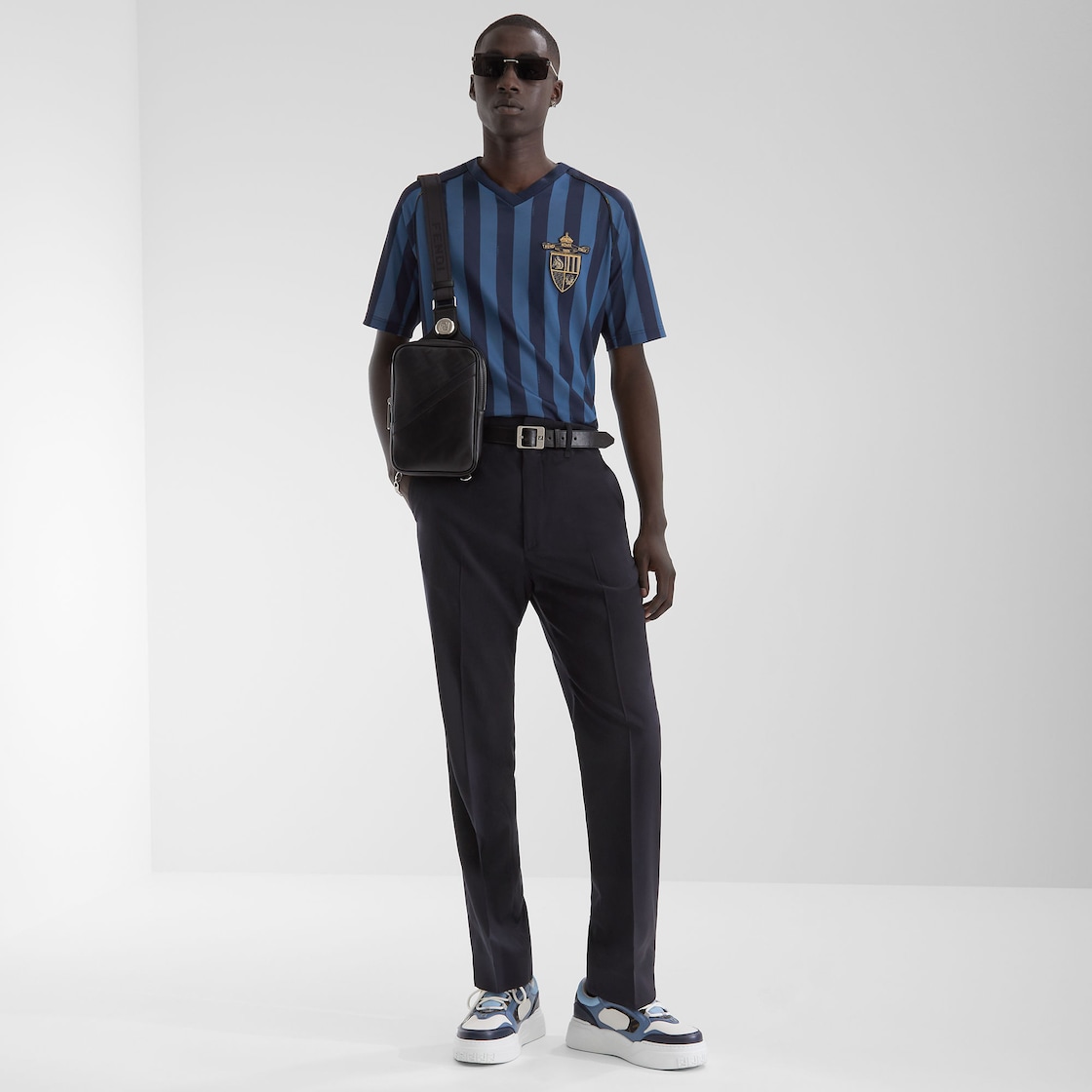 Tシャツ ファブリック ブルー | Fendi Tシャツ ファブリック ブルー | Fendi