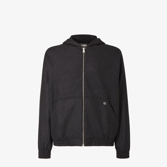 Fendi Hooded sweatshirt with drawstring and raglan sleeves