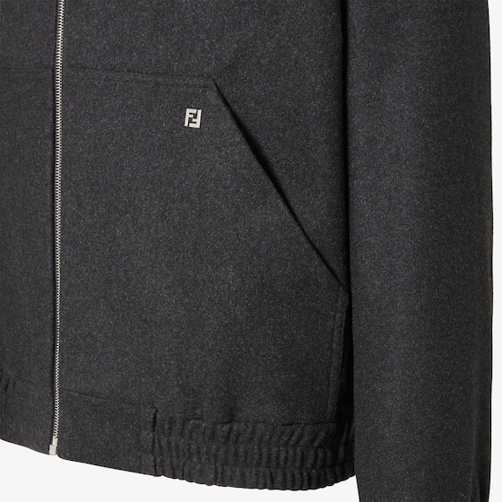Fendi Hooded sweatshirt with drawstring and raglan sleeves | Thumbnail 3