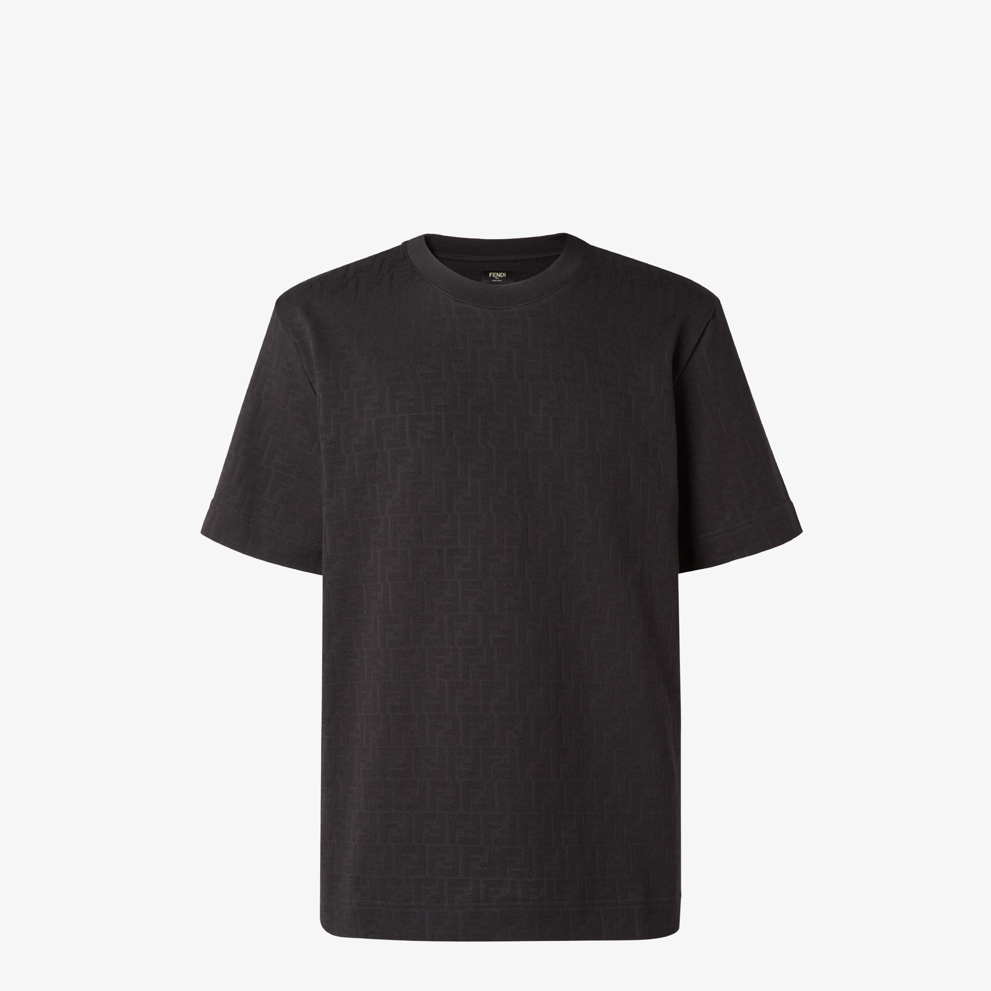 VIP【送料関税込】FENDI FF COTTON BLEND KNITTED T-SHIRT FENDI FF-pattern Knitted T-shirt | White | FARFETCH ZA