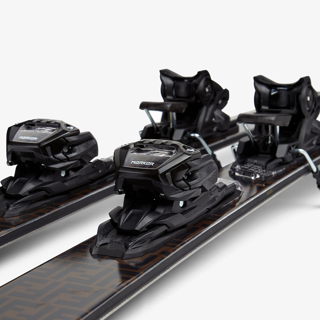 FF Ski Blizzard X Fendi skis Brown - Image 2/6