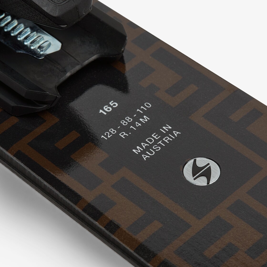 FF Ski Blizzard X Fendi skis Brown - Image 3/6