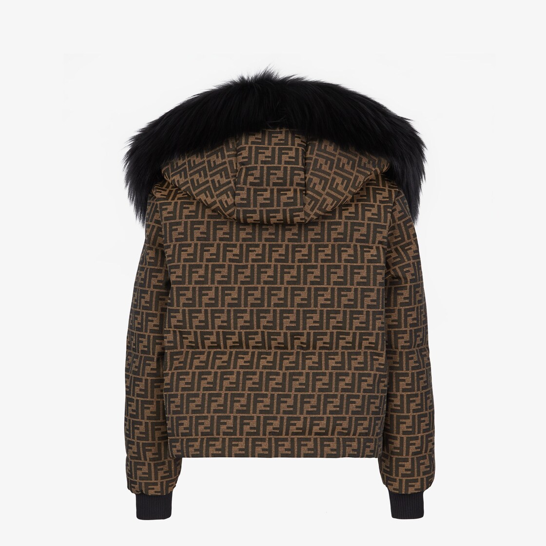 Fendi long store down jacket