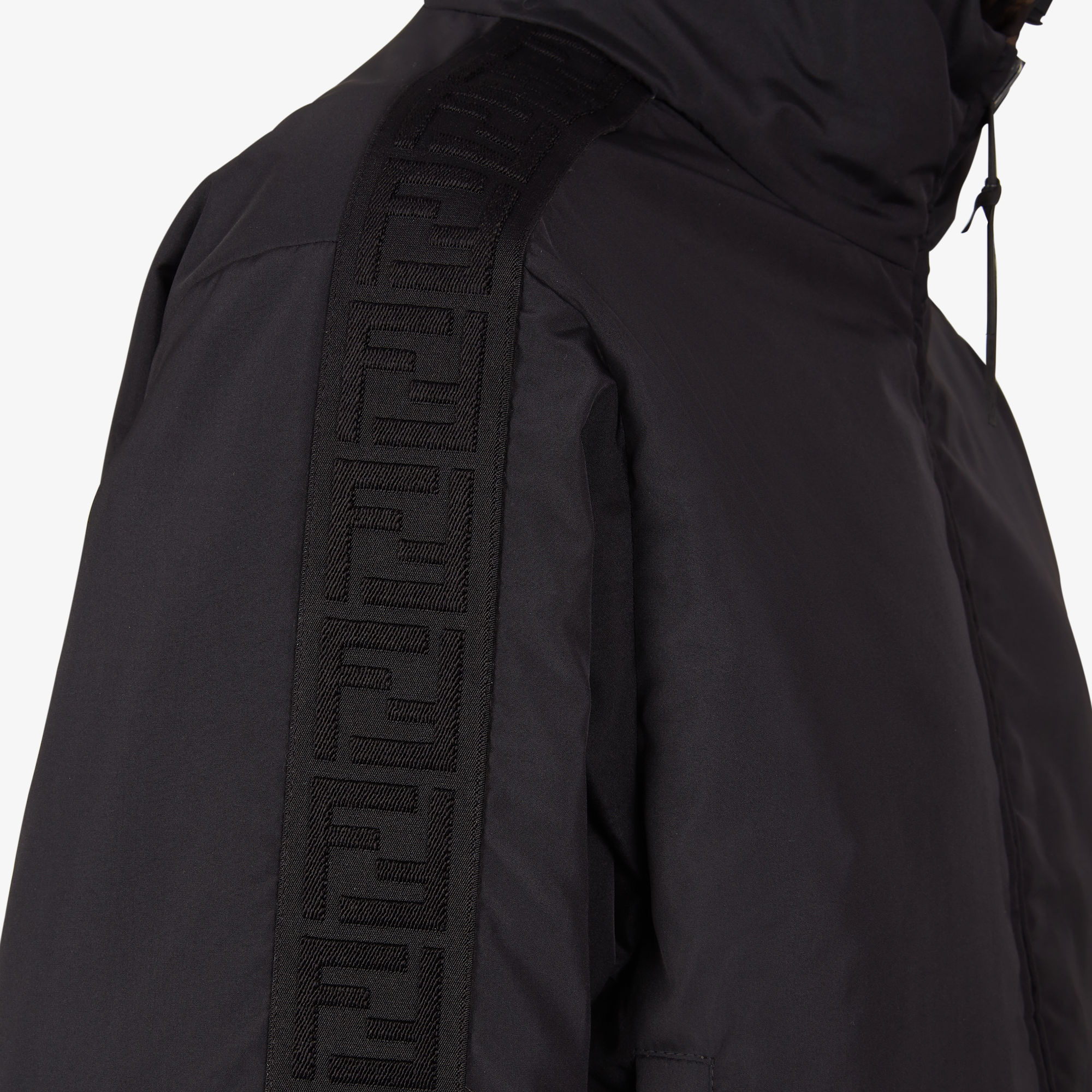 Windbreaker Technical fabric Black Fendi