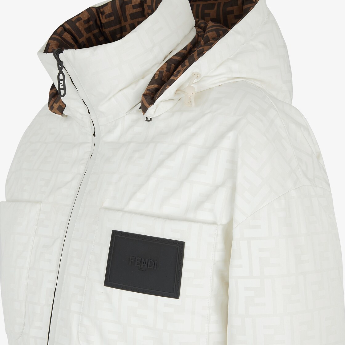 White Ski jacket Fendi - Vitkac HK