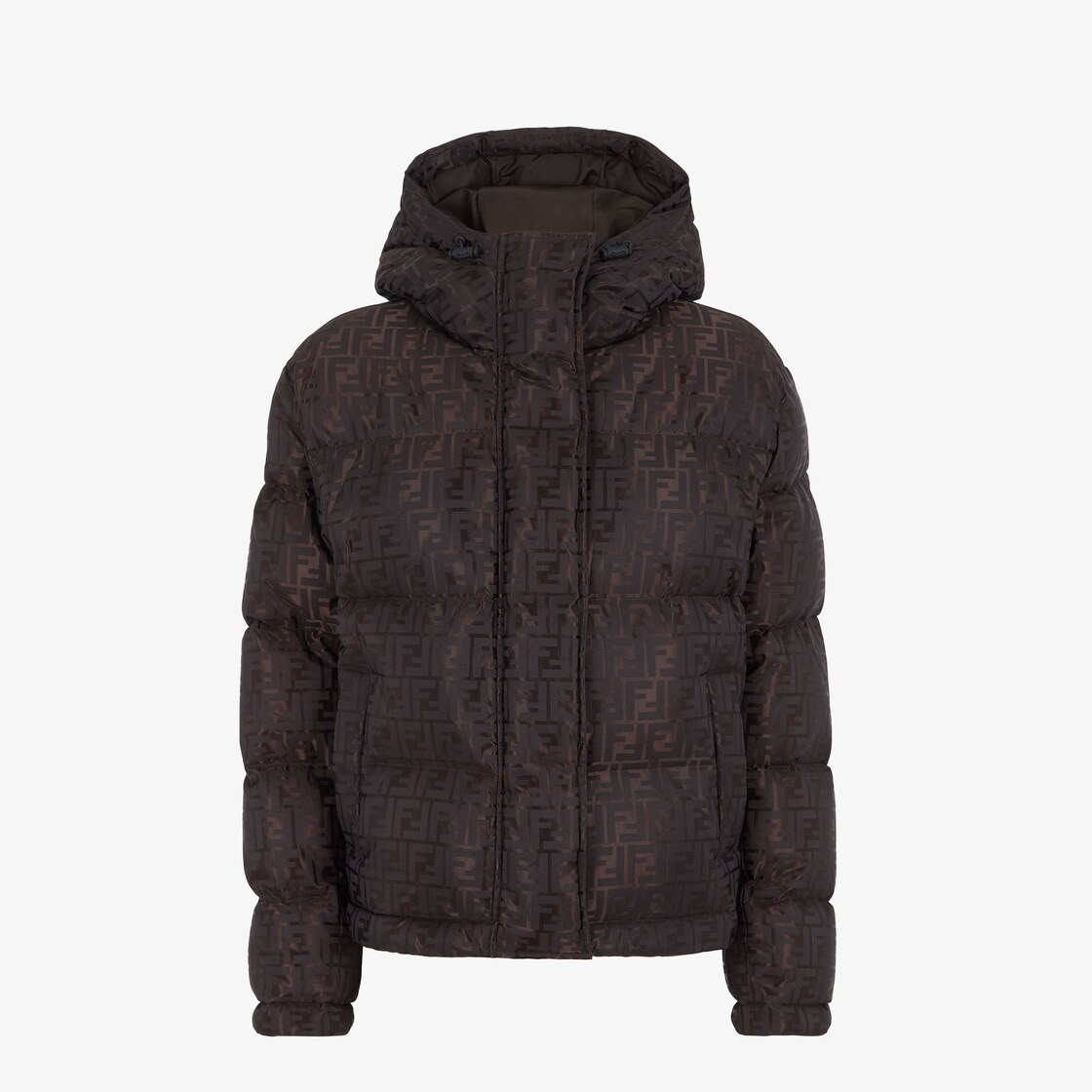 Fendi logo padded jacket best sale