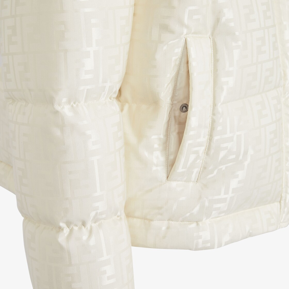 Fendi white best sale puffer jacket