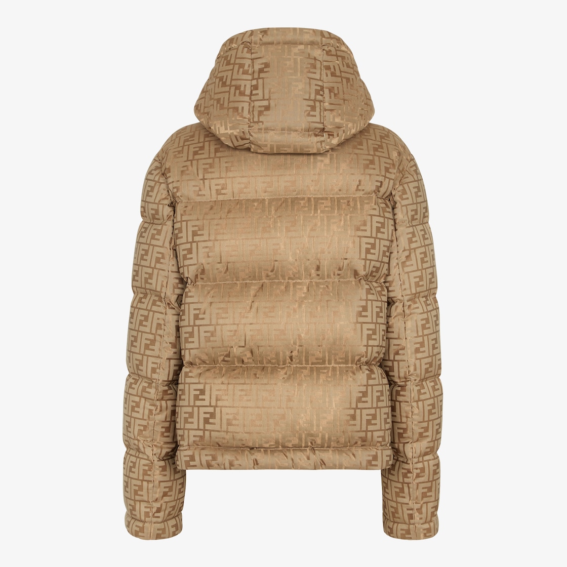 Puffer Jacket Technical fabric Brown - Image 2/3