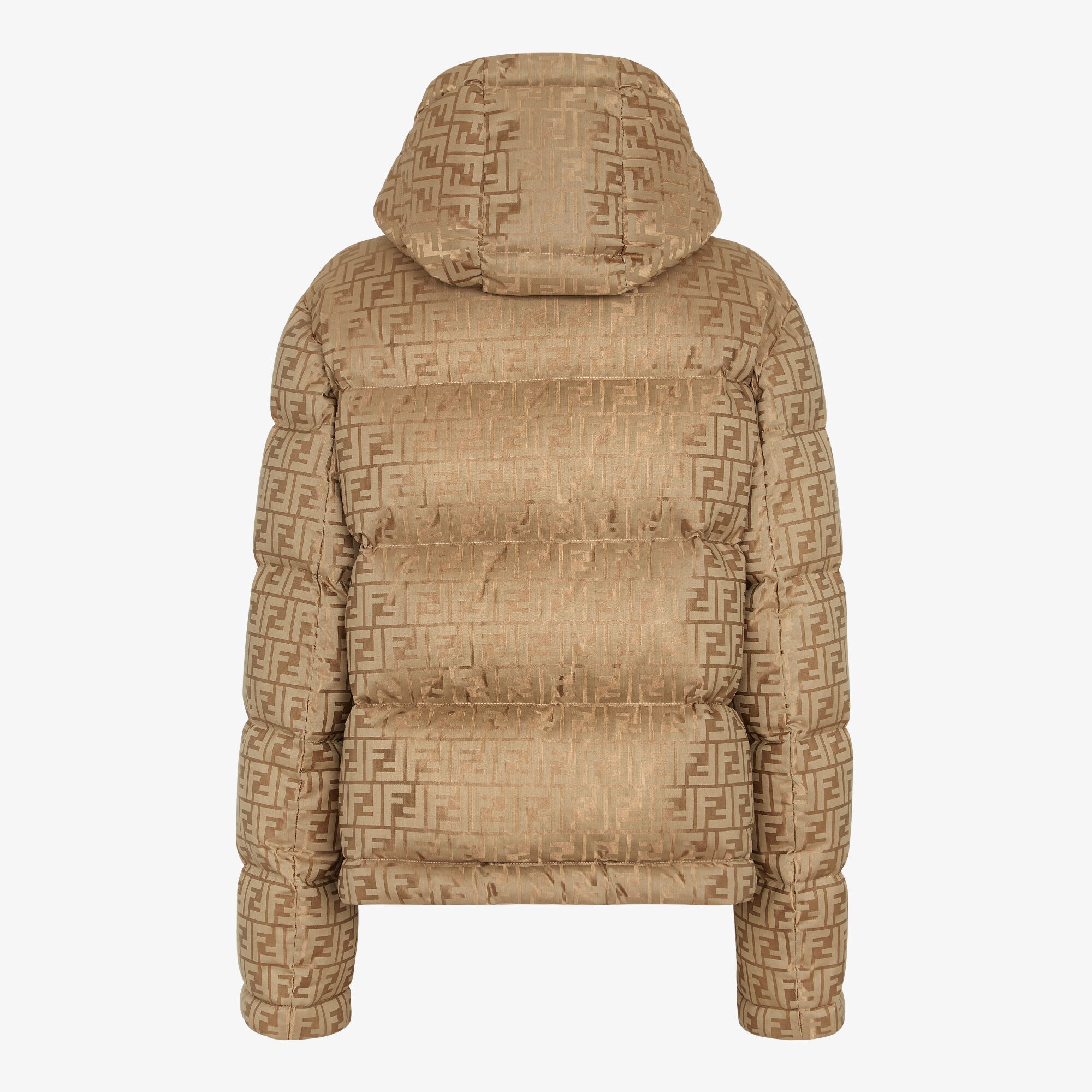 FENDI Jacket ジップアップ フード付き ブラウン ジャンパー juh050amh0f0gme.jpg