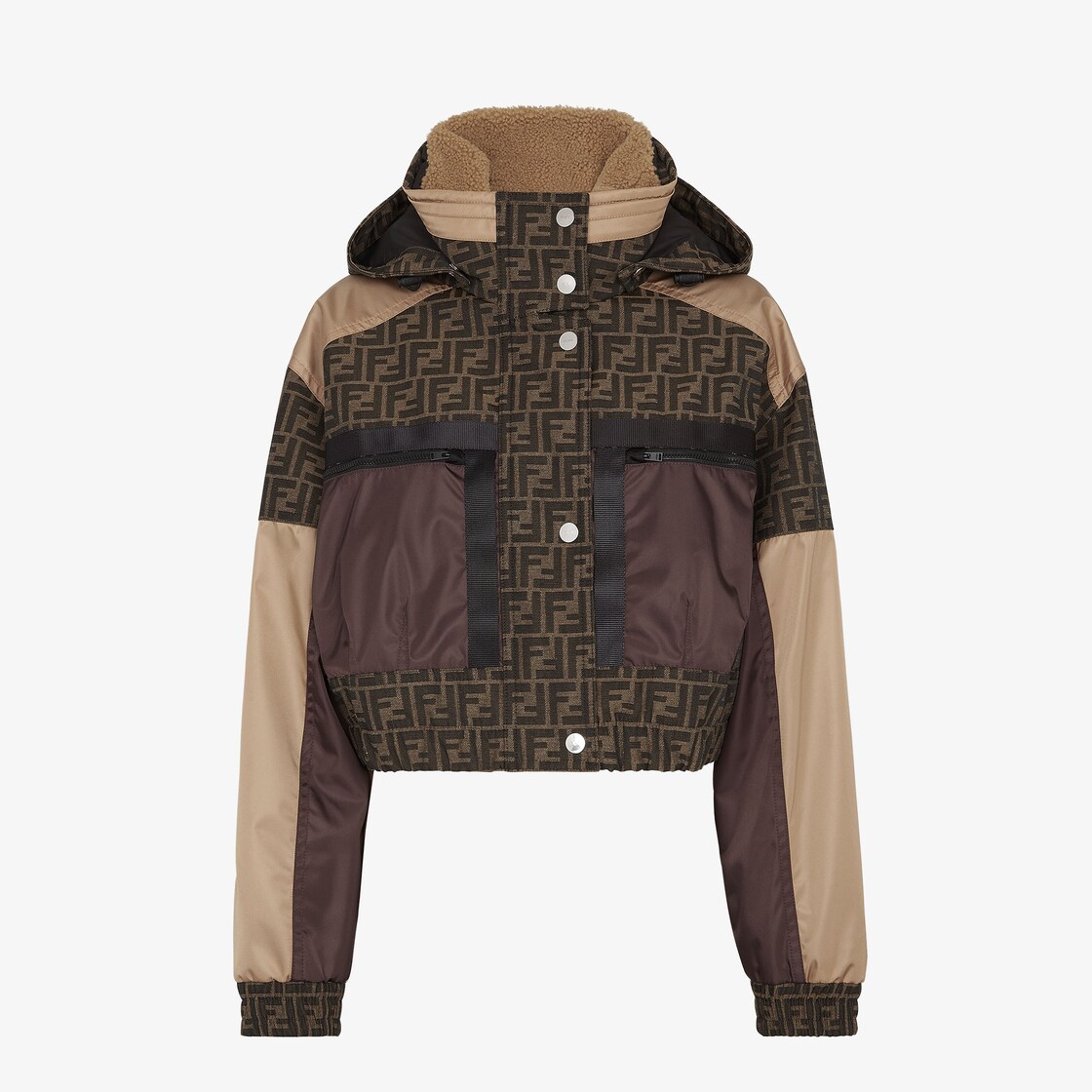 Ski JacketBrown FF canvas jacket