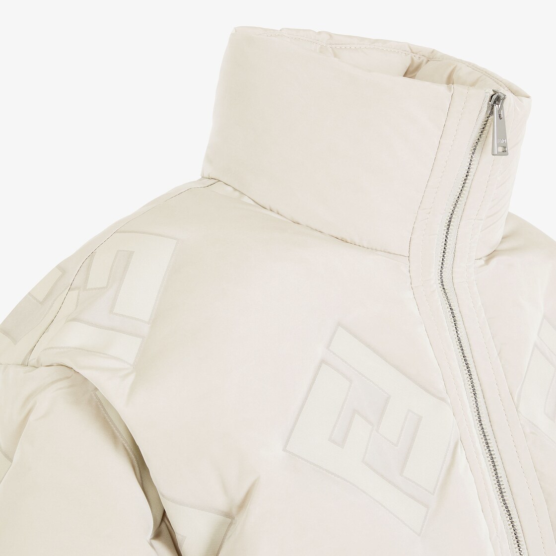 Puffer Jacket White FF technical fabric puffer jacket White - Image 3/3