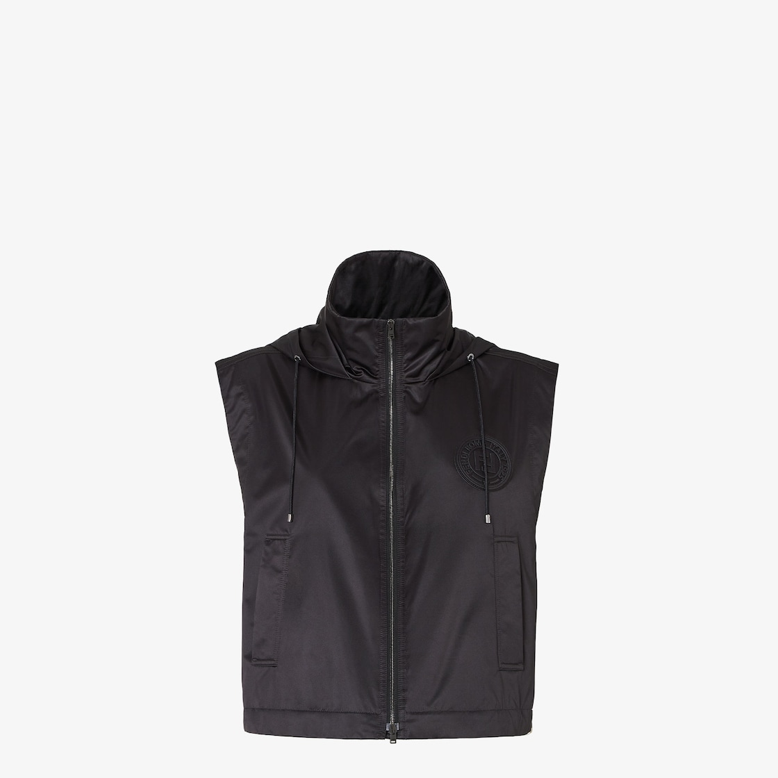 Gilet Black technical silk gilet Black - Image 1/4