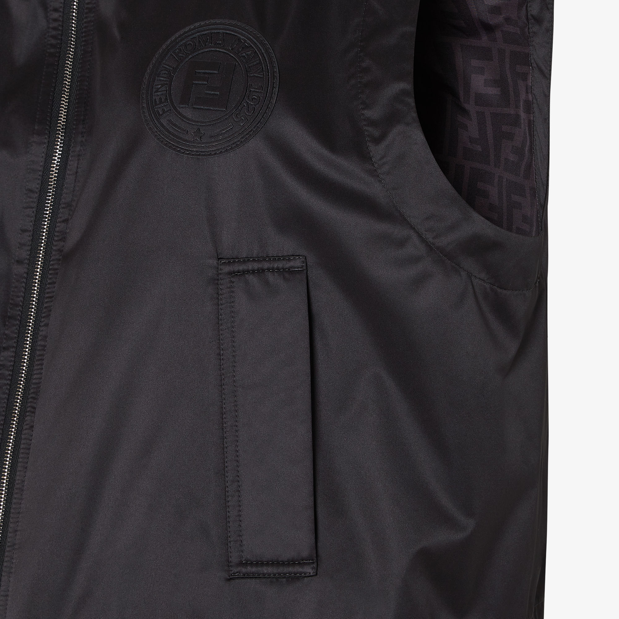 アウターその他 FENDI Woman Waistcoat Black FAN199AT8H F0GME Vest Silk Black | Fendi