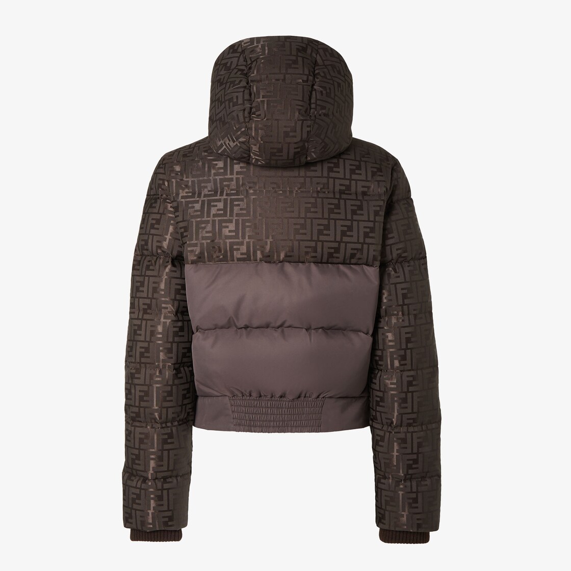 Down Jacket Technical fabric Brown - Image 2/4