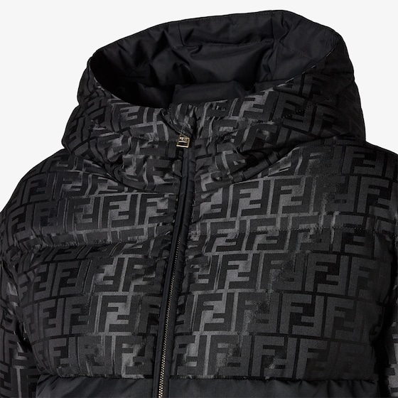 Fendi Parka with high collar and drawstring hood | Thumbnail 3
