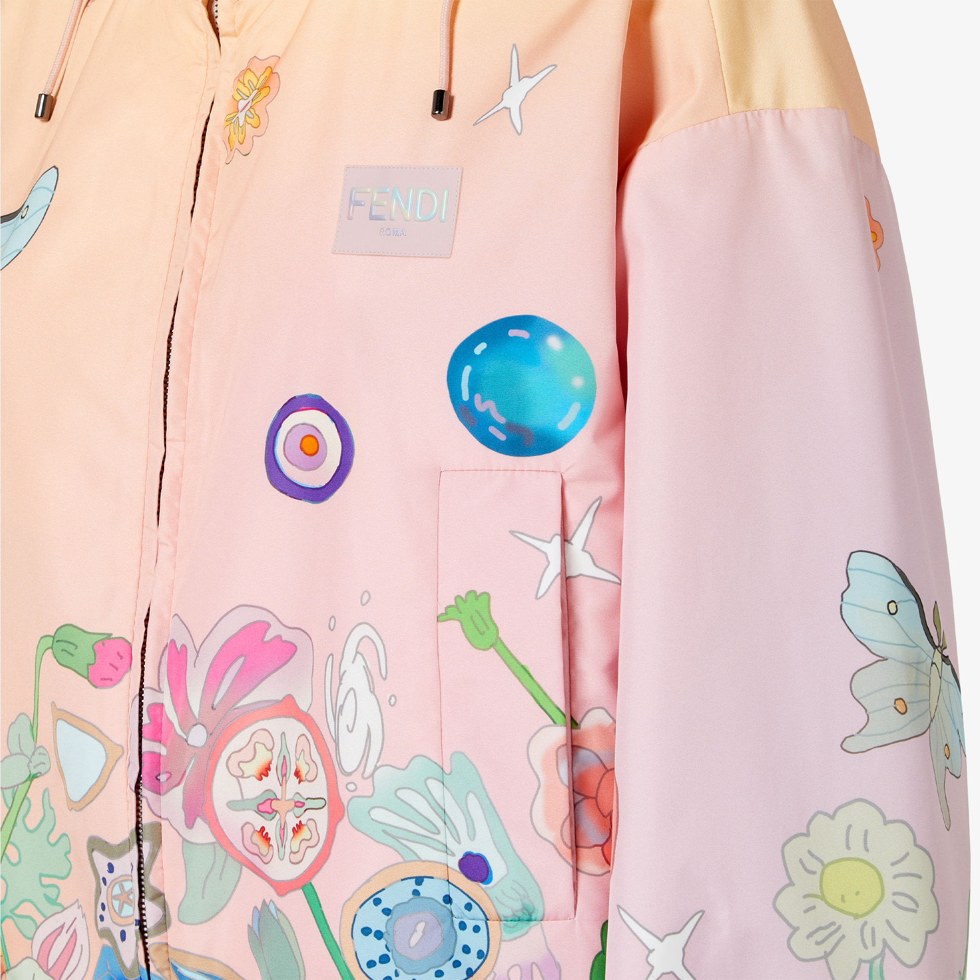 Fantastic Fendi Future Windbreaker Technical fabric Multicolor | Fendi