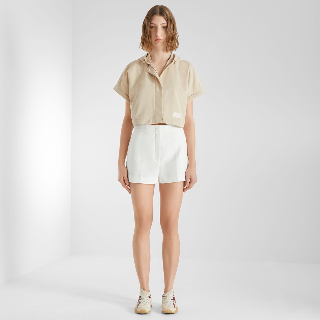 Gilet Beige nylon gilet Beige - Image 4/4