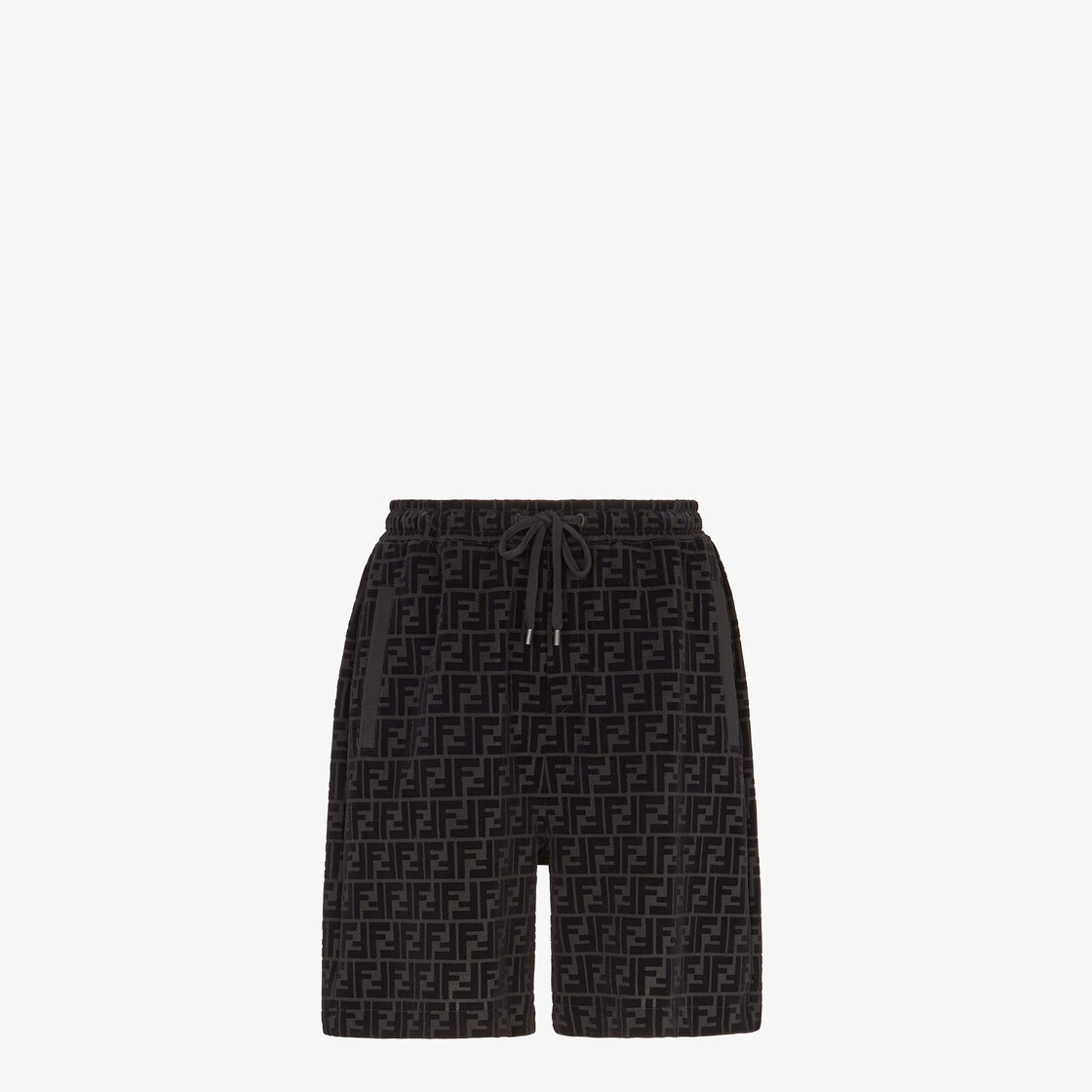 BermudasBlack pique trousers