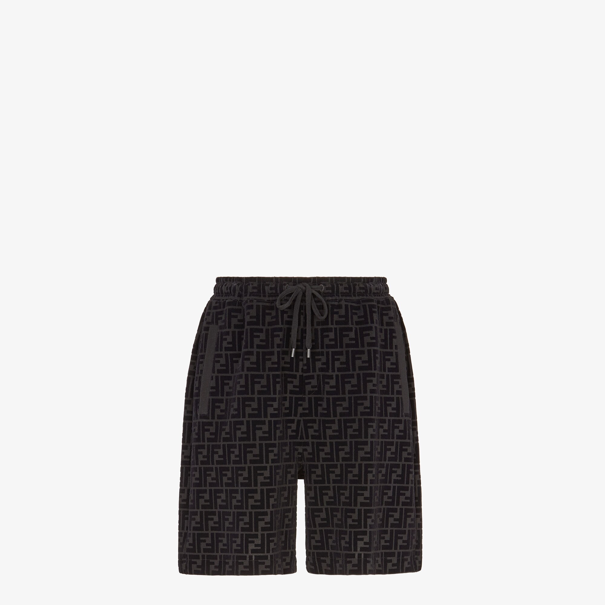 BermudasBlack piqué pants