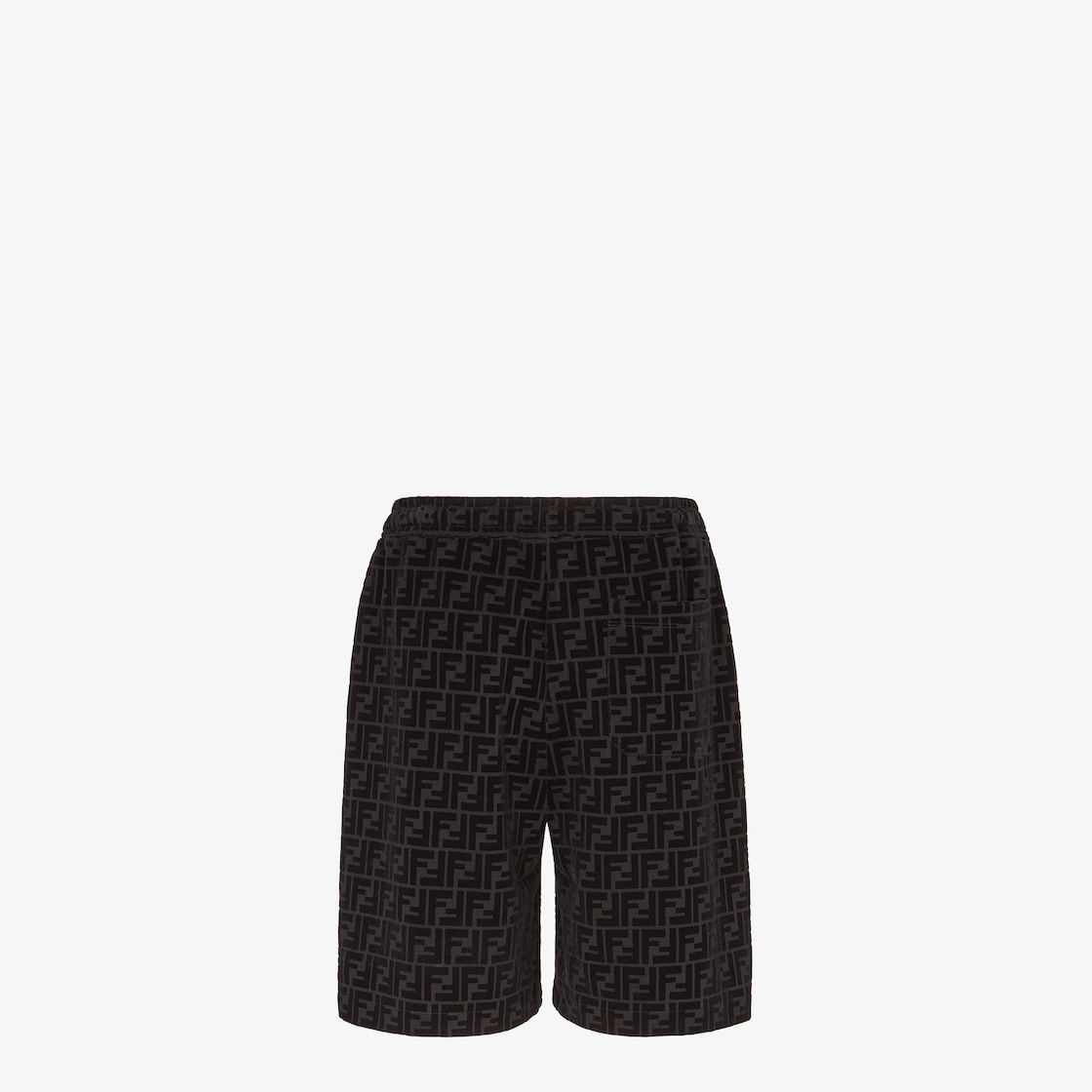 Bermudas - Black piqué pants | Fendi