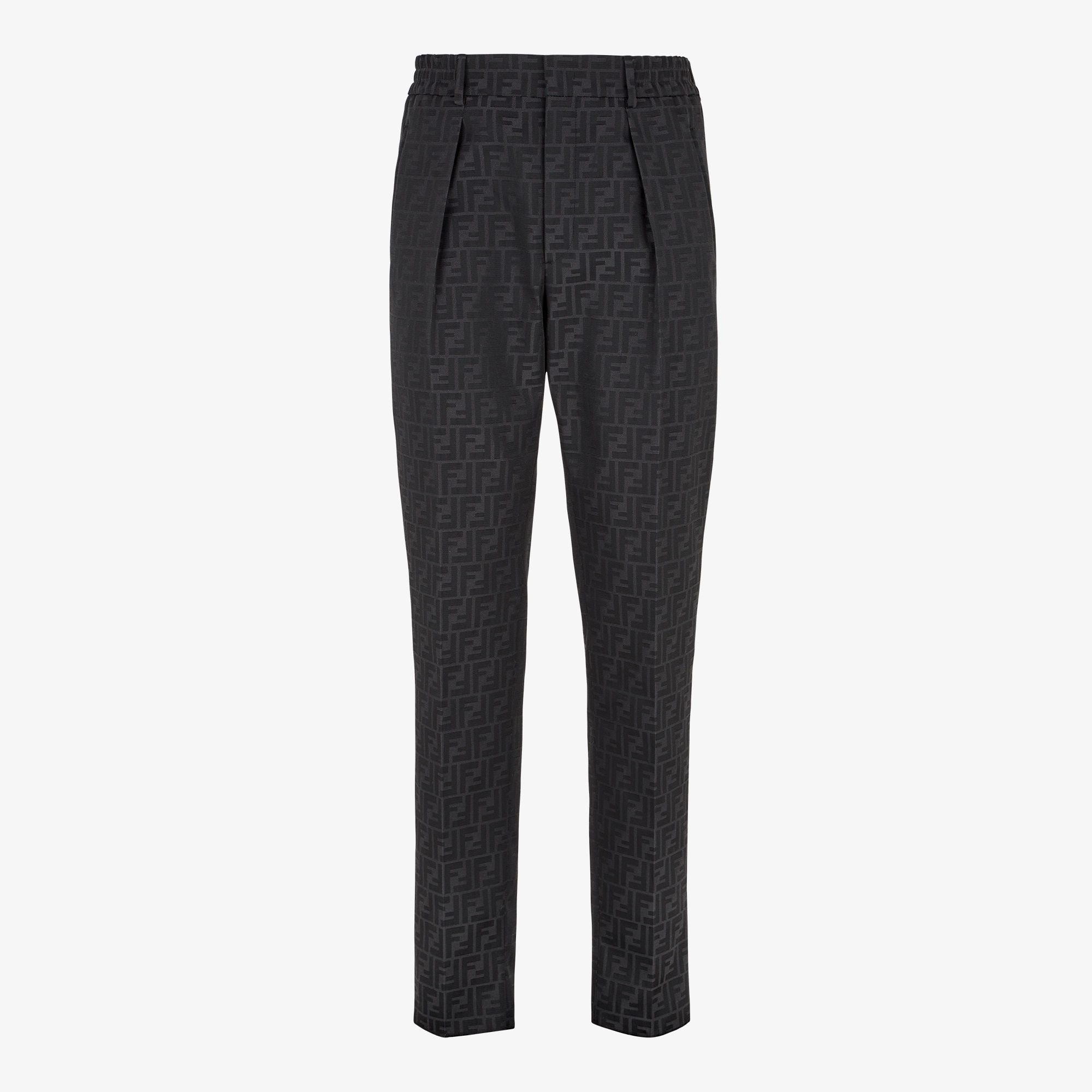 Pants - Black fabric pants | Fendi