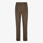 Trousers Fendi Brown size 42 IT in Viscose - 31537028