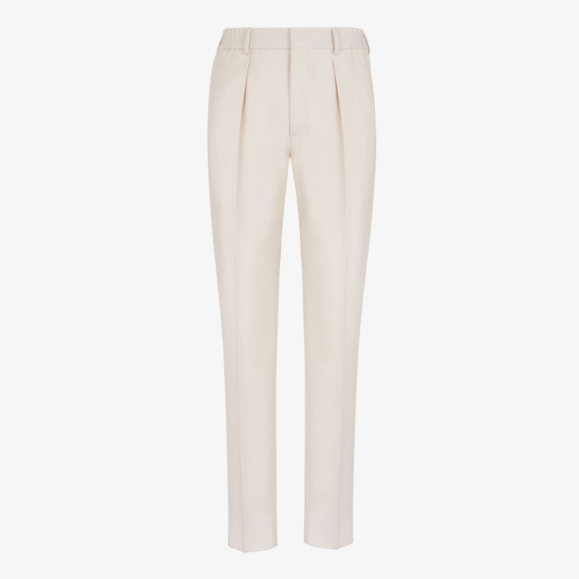 off white wool pants