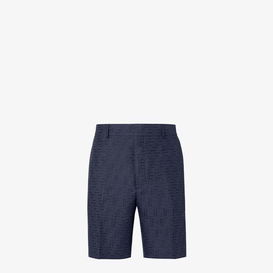 Fendi Bermuda shorts with belt loops at the waist