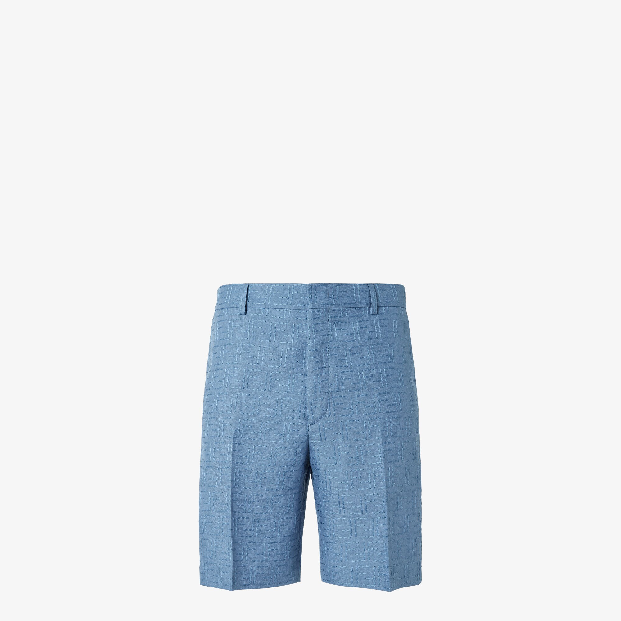【FENDI】FFリネン ショートパンツ【関税送料込】 バミューダパンツ リネン ベージュ | Fendi